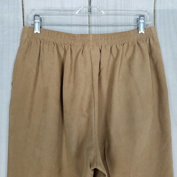 Alfred Dunner Tan Grandma Coastal Soft Straight Leg Pants Tik Tok - Picture 5 of 9